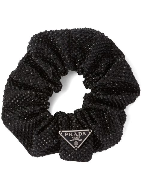 hair clips prada|prada hair scrunchie.